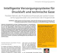 Intelligente Versorgungssysteme für Druckluft und technische Gase